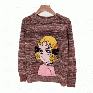 Maglioncino Pullover da donna in lana intarsiata grazioso con design personalizzato OEM \u0026 ODM lavorato a maglia